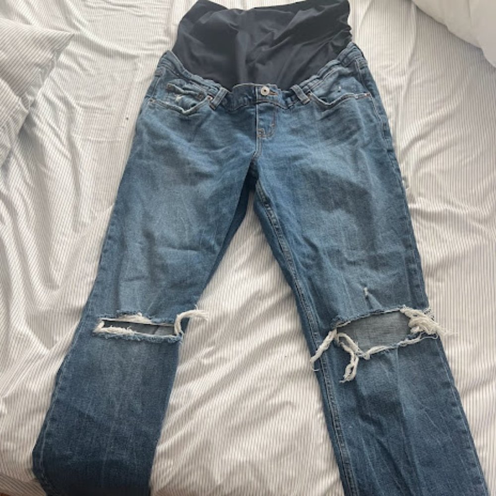 Abercrombie Maternity Ripped Straight
